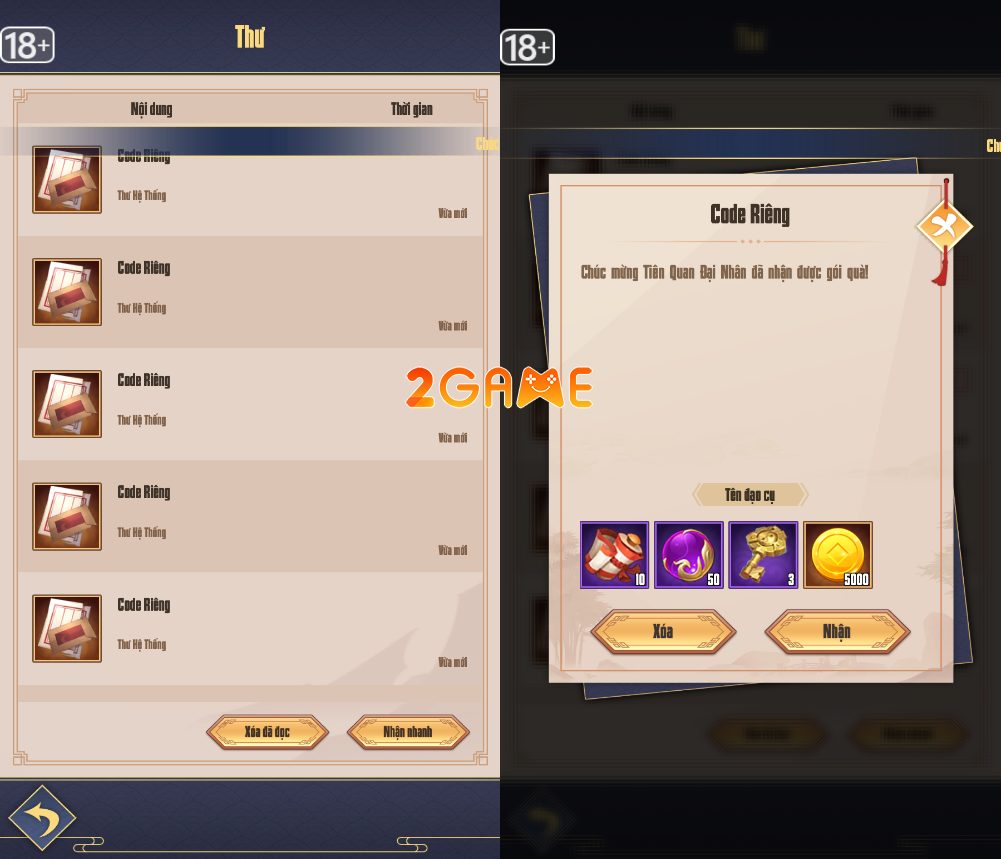 giftcode-thien-dinh-ta-vo-dich-3 Giftcode trong game Thiên Đình Ta Vô Địch cực kỳ xịn xò, chúng sẽ giúp người chơi vượt qua giai đoạn tân thủ dễ dàng