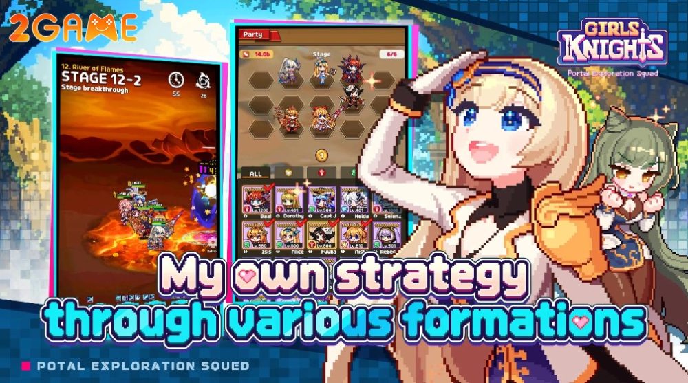 girls-knights-squad-rpg-2 Girls Knights: SQUAD RPG Gặp gỡ và chiêu mộ các cô nàng hiệp sĩ xinh đẹp đáng yêu