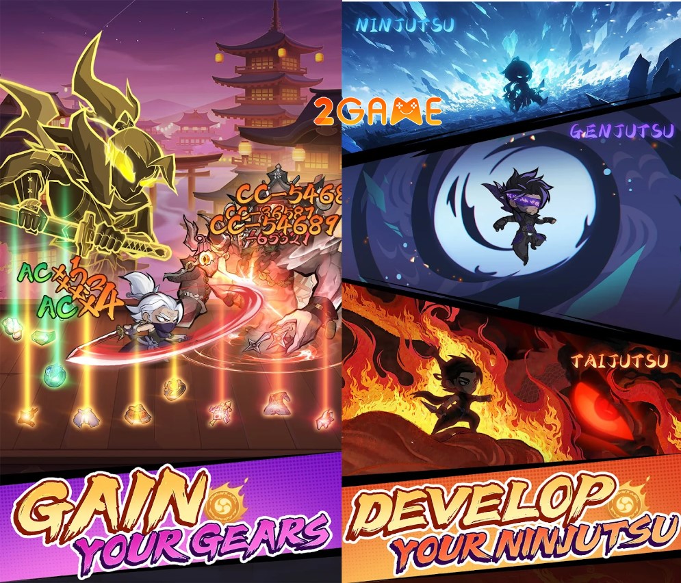 go-go-ninja-3 Đủ loại hiệu ứng đặc sắc khi sử dụng kỹ năng trong Go Go Ninja