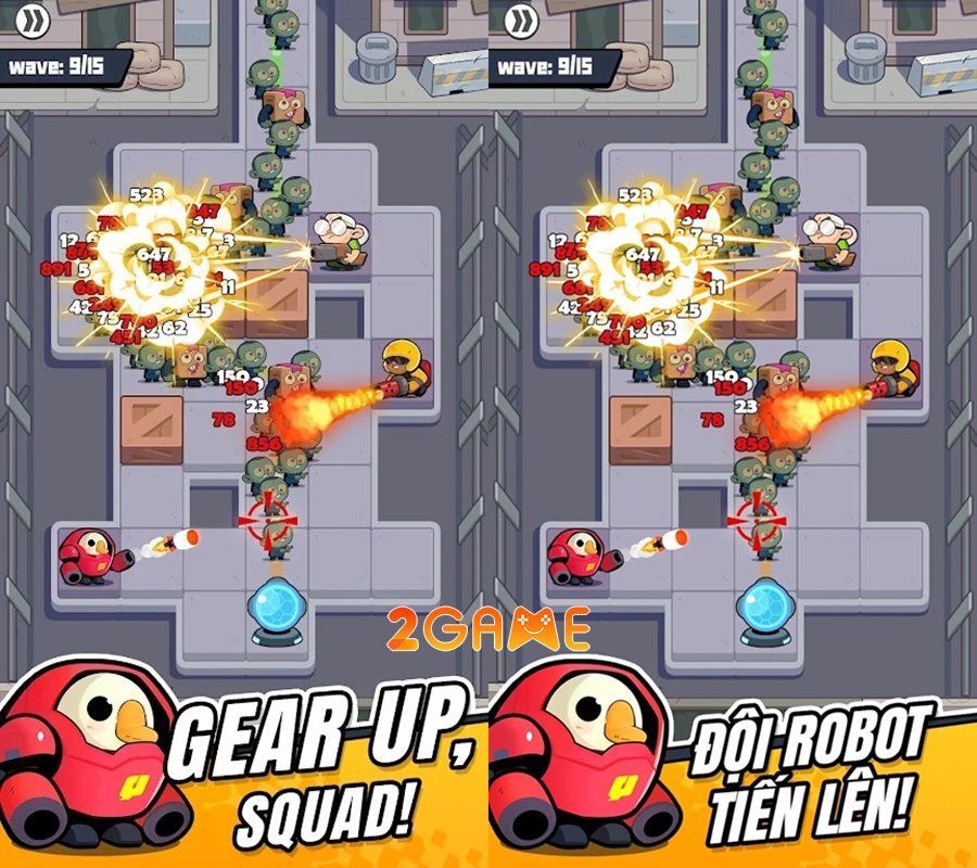 Granny the Guardians – Game chiến thuật tạo hình vui nhộn và lối chơi kiểu xếp hình tetris granny the guardians 1