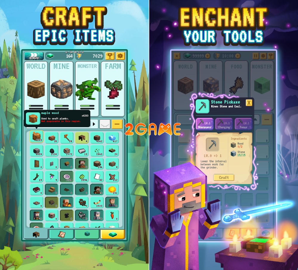 Grind Craft 2 Idle Build Sim – Minecraft phiên bản nhập vai nhàn rỗi? grind craft 2 idle build sim 1