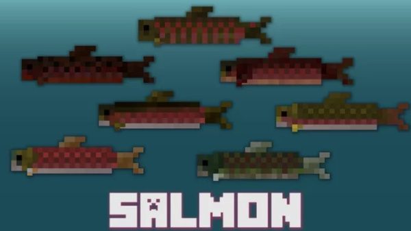 Cách kiếm cá hồi trong Minecraft: Cá hồi có tốt hơn cá tuyết không? 45 Cách kiếm cá hồi trong Minecraft: Cá hồi có tốt hơn cá tuyết không? h2jpg 1