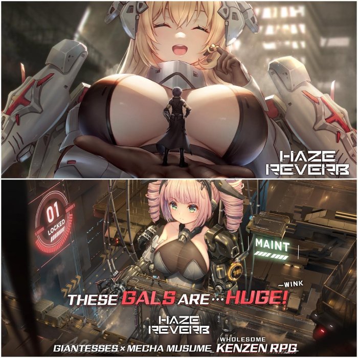 Haze Reverb – game gacha waifu mới chuẩn bị có bản global haaze reverb 1