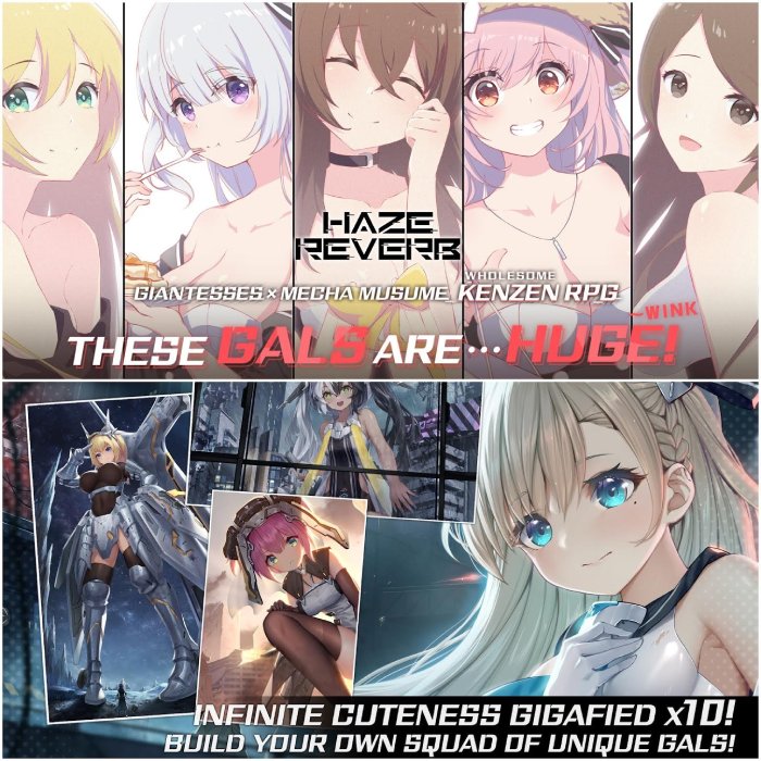 Haze Reverb – game gacha waifu mới chuẩn bị có bản global haaze reverb 2