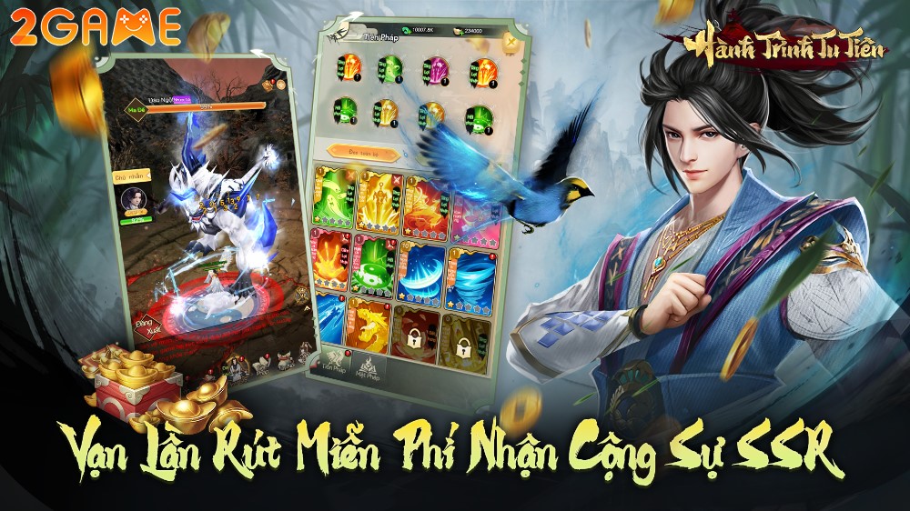 hanh-trinh-tu-tien-4 Hàng loạt kỹ năng và cộng sự đang chờ bạn chiêu mộ trong game Hành Trình Tu Tiên