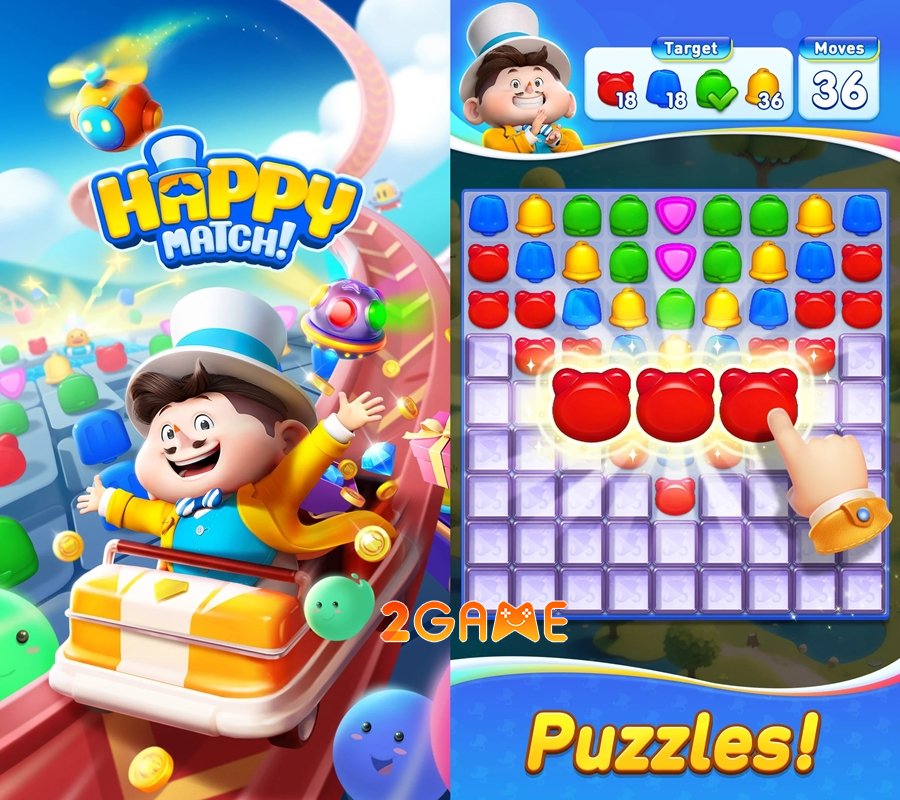 Happy Match – Game giải đố match-3 của Tencent hứa hẹn nâng tầm niềm vui happy match early access 1