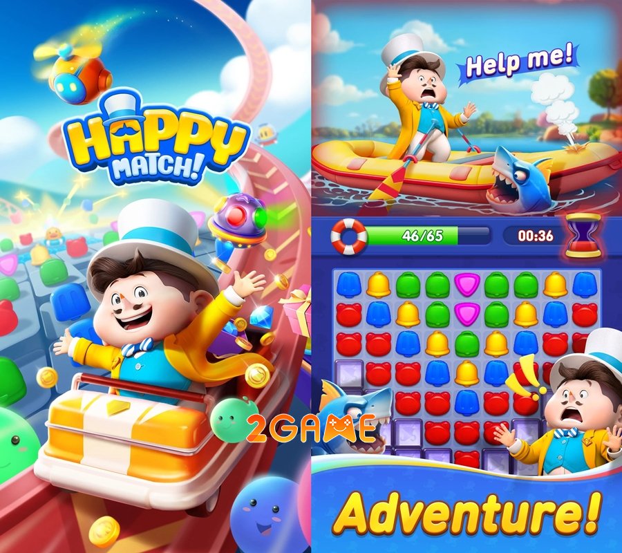 Happy Match – Game giải đố match-3 của Tencent hứa hẹn nâng tầm niềm vui happy match early access 2