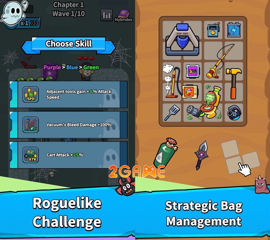 haunted-mansion-merge-defense-2 Haunted Mansion: Merge Defense – Hợp nhất các đồ dùng gia đình kỳ quặc để đuổi ma haunted mansion merge defense 2