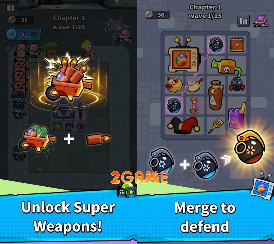 haunted-mansion-merge-defense-3 Haunted Mansion: Merge Defense – Hợp nhất các đồ dùng gia đình kỳ quặc để đuổi ma haunted mansion merge defense 3