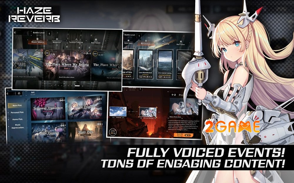 Haze Reverb – Game nhập vai anime chiến thuật với những cô nàng khổng lồ đã mở đăng ký trước hazereverb dangkytruoc 2