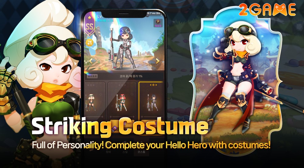 hello-hero-lionheart-afk-4 Trang phục cực xịn sò dành cho các nhân vật trong game Hello Hero: LionHeart AFK