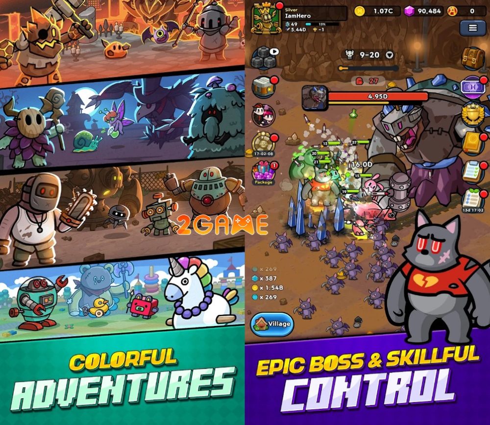 Hero Assemble: Epic Idle RPG – Săn boss cùng các anh hùng đa chủng tộc hero assemble epic idle rpg 4