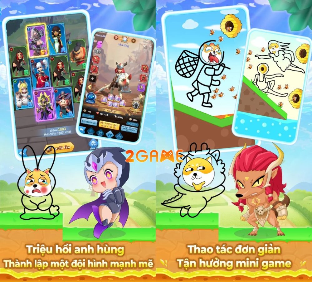 hero-clash-2 Hero Clash Mini game đơn giản và cực kỳ giải trí