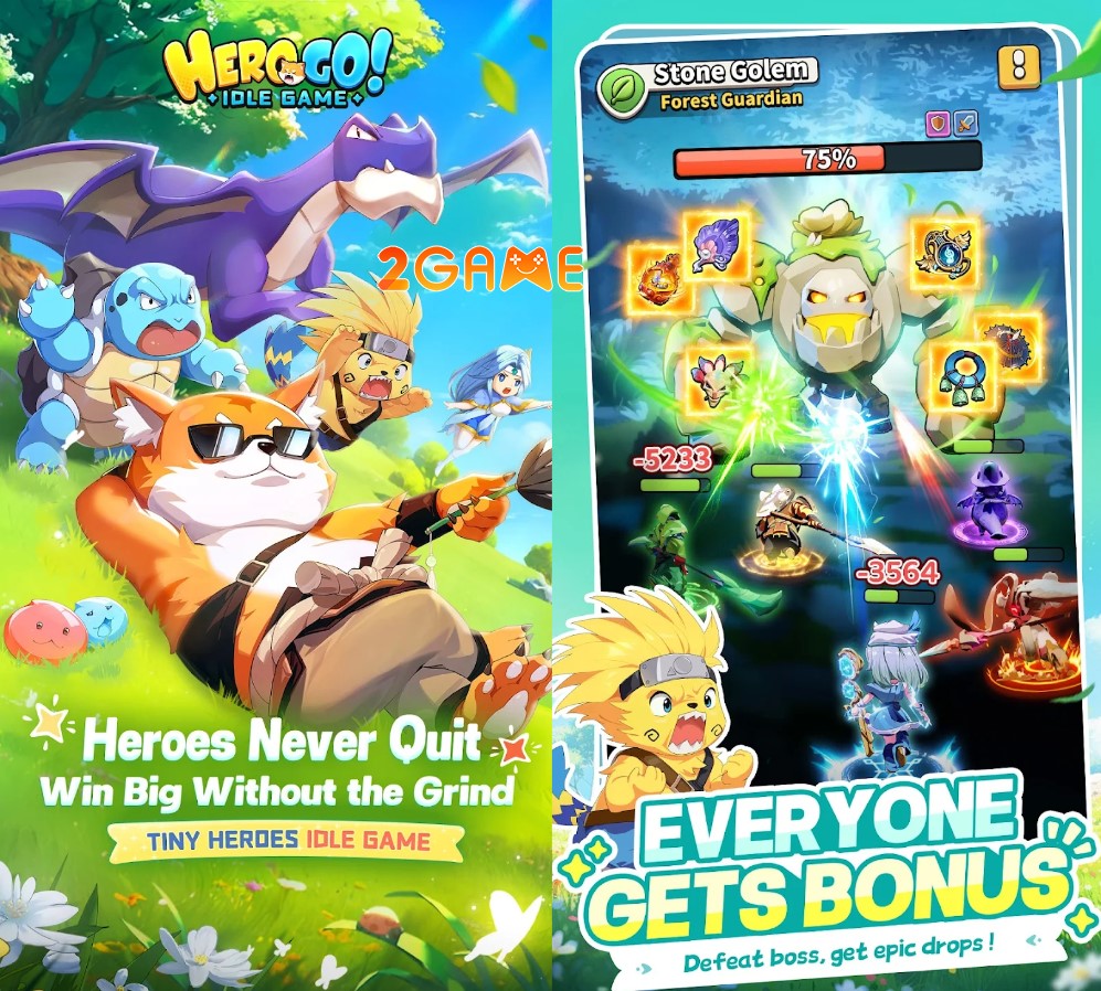 hero-go-1 Hero GO – Game Idle RPG đơn giản nhưng cũng không kém phần hài hước hero go 1