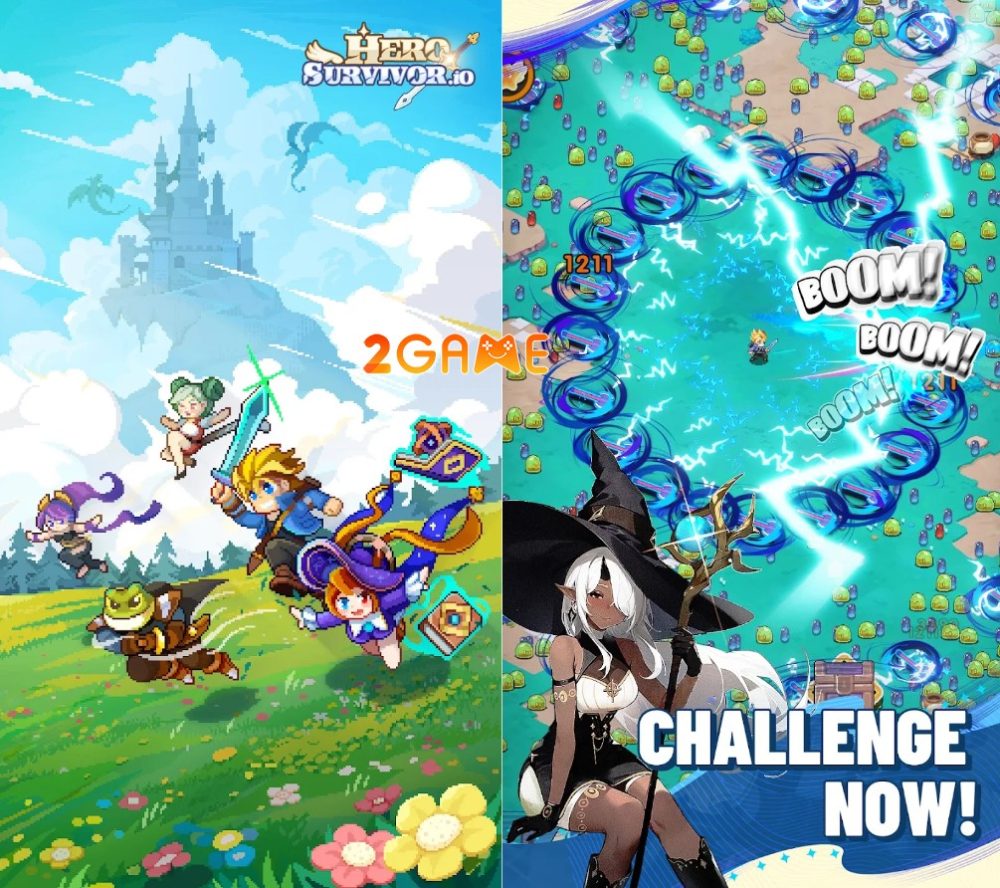 hero-survivor-2 Hero Survivor.io – Chiến đấu với rồng để giải cứu cô công chúa xinh đẹp hero survivor 2