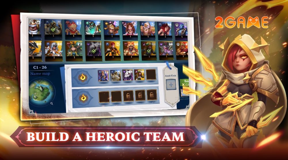 heroes-defense-2 Xây dựng đội hình từ 70 anh hùng trong game Heroes Defense