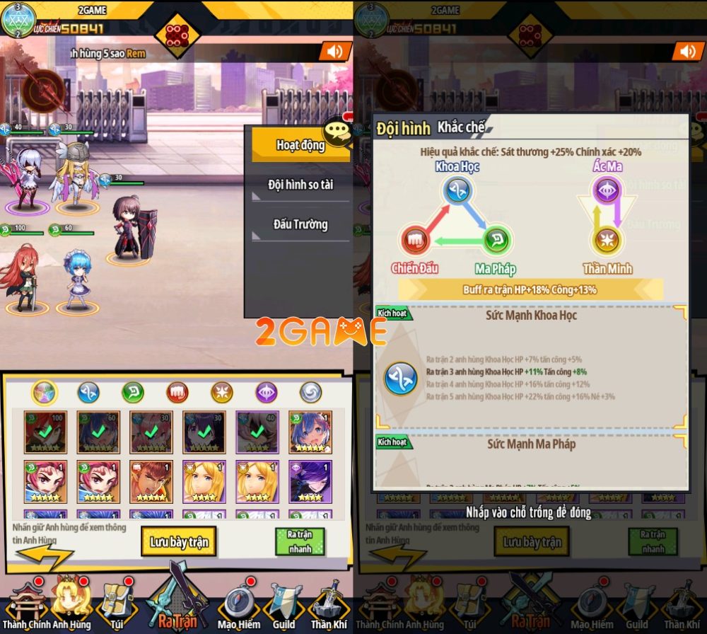 hoc-vien-huyen-thoai-4 Đội hình 3-2 đang được đông đảo game thủ tin dùng trong Học Viện Huyền Thoại