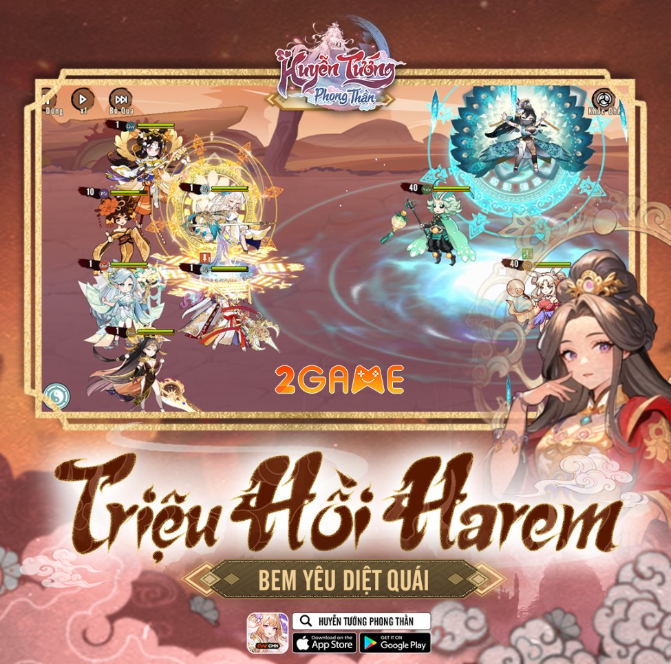 Huyễn Tướng Phong Thần – Game gacha siêu hot với dàn mỹ nhân xinh đẹp sắp ra mắt huyen tuong phong than 1