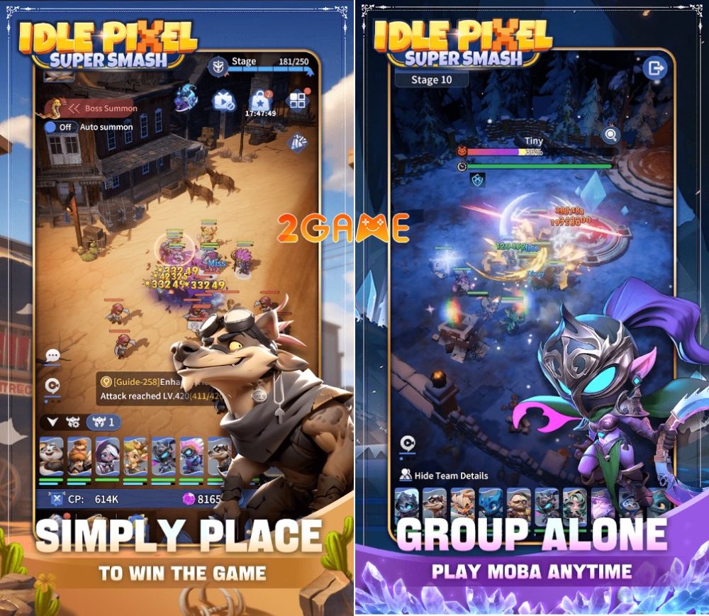 idle-pixel-super-smash-3 Khám phá lỗi chơi rảnh tay với tổ đội 10 nhân vật trong game Idle Pixel Super Smash