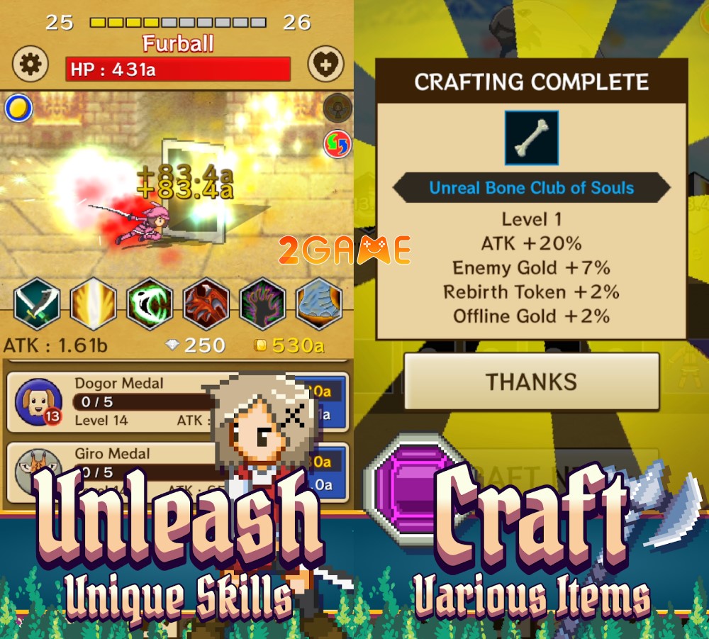 Idle Queen: AFK RPG Adventure – Game nhập vai với đồ họa pixel cổ điển idle queen afk rpg adventure 1