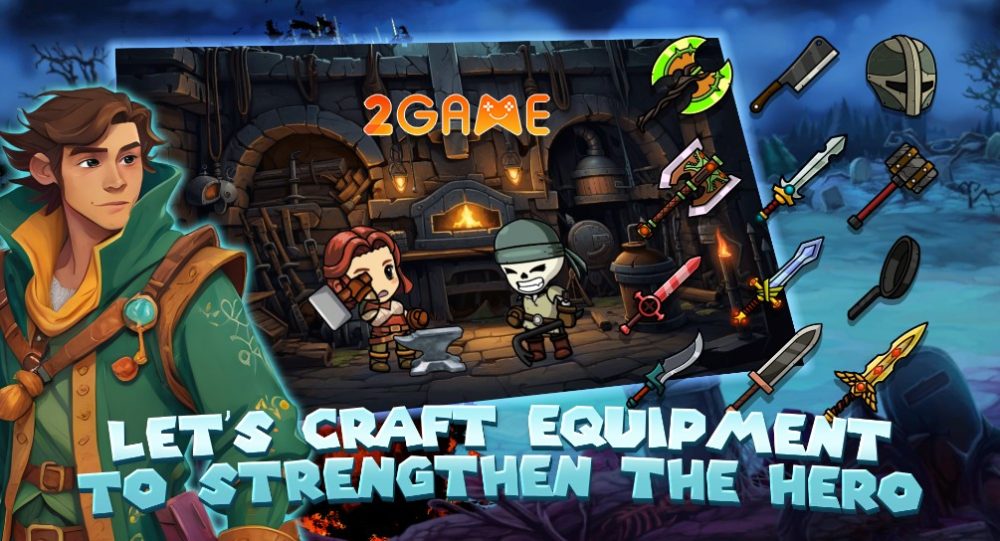 IDLE Skull Hero – Hóa thân thành bộ xương và trở thành anh hùng? idle skull hero 1