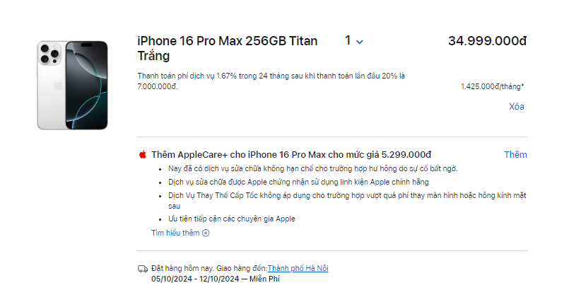 iPhone 16 Pro Max màu mới