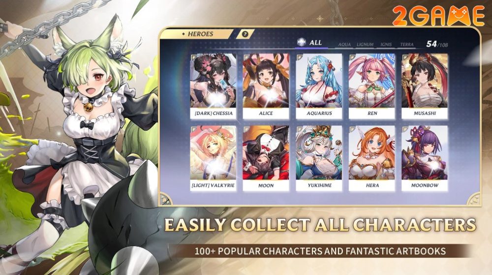 Isekai Saga: Awaken Hơn 100 nhân vật và thời trang độc đáo đang chờ bạn thu thập