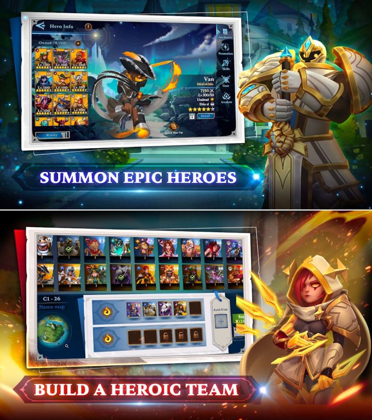 Heroes Defense - Game thủ thành chiến thuật đã chính thức ra mắt trên Google Play Store k5was2d