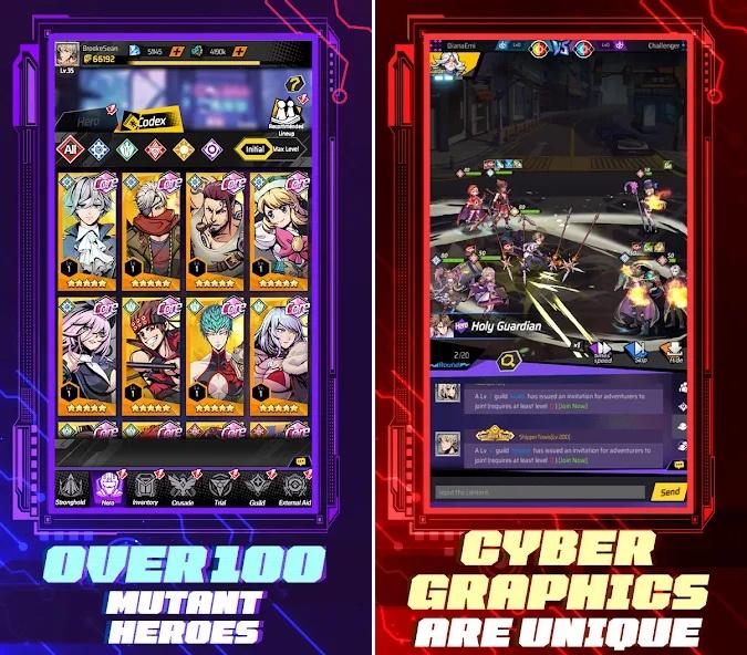 k7sroy3 X-City Of Chaos - Trải nghiệm RPG theo lượt trong thế giới tương lai k7sroy3