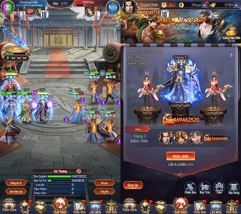 kf4hkym Lục Tung Tam Quốc - Vplay sở hữu gameplay đề cao chiến thuật, thử tài điều binh khiển tướng kf4hkym