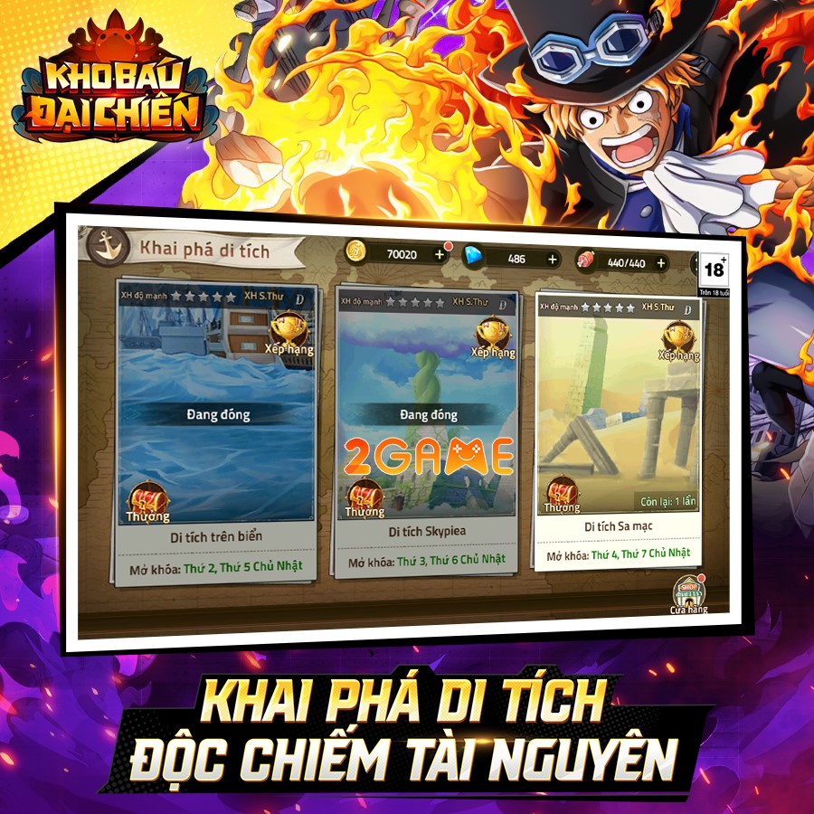 kho-bau-dai-chien-vmge-4 Kho Báu Đại Chiến – Game đấu tướng với chủ đề One Piece 3D siêu xịn sắp ra mắt kho bau dai chien vmge 4