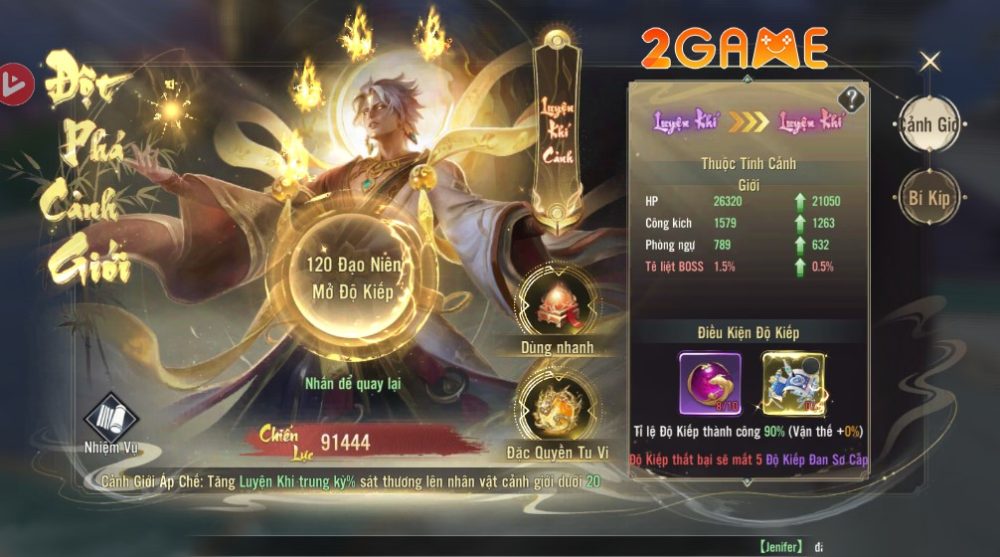 khoi-nguyen-mobile-4 Tu luyện, độ kiếp trong game Khởi Nguyên Mobile