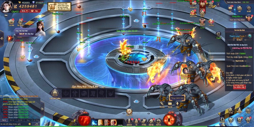 Bản đồ chạy bo sinh tồn của game Kiếm Vũ CMN