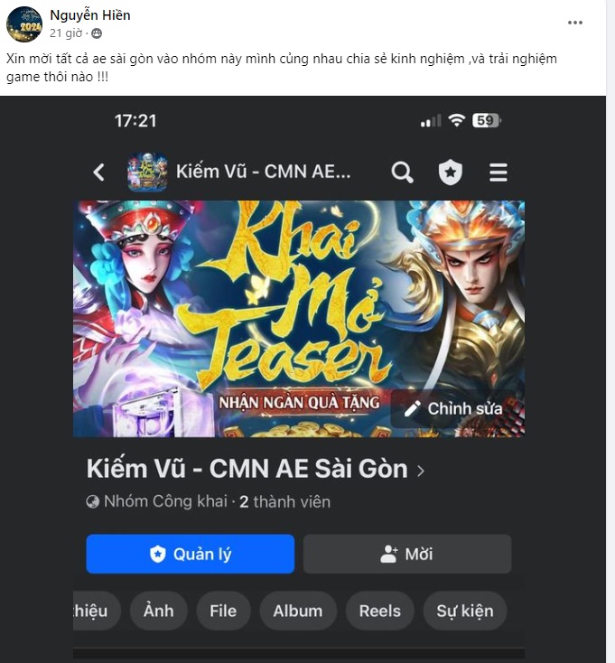 Kiếm Vũ CMN chính thức ra mắt 9h sáng 23/5 và những điều cần lưu ý kiemvucmn chinhthuc 13 1