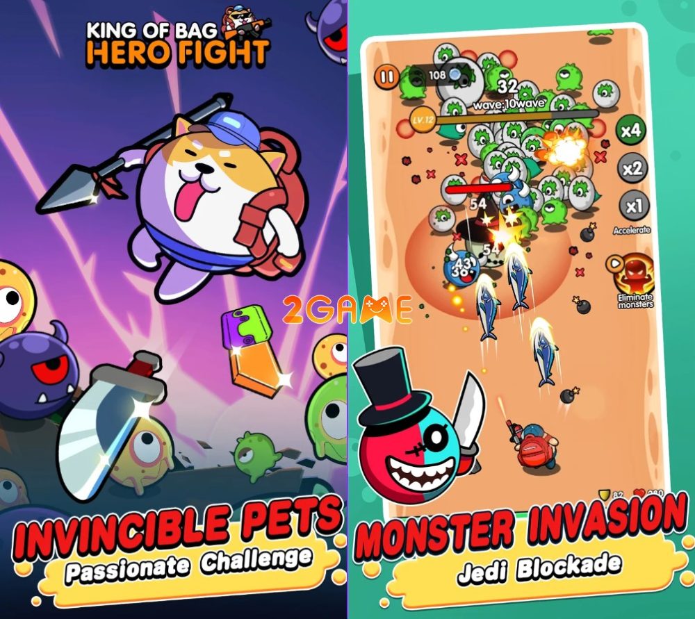 king-of-bag-hero-fight-3 Lối chơi balo đại chiến cực hot hiện nay King of Bag Hero Fight