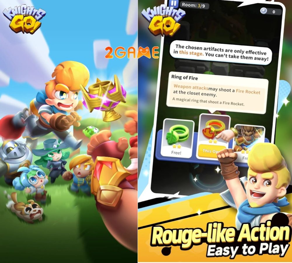 Knights Go – Game hành động cực chill của studio Qcplay Limited knights go 1