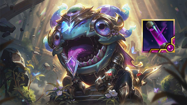 ĐTCL mùa 13: Mẹo dùng trang bị “Phát Độc Hoàn Thiện” của Hóa Chủ cực thú vị kogmaw perfected virulent thumb