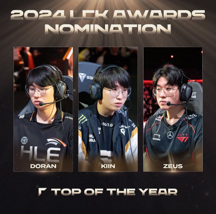 lck-awards-2024-2 LCK Awards 2024: Thế “Tam quốc” giữa T1, Gen.G và Hanwha Life Esports lck awards 2024 2