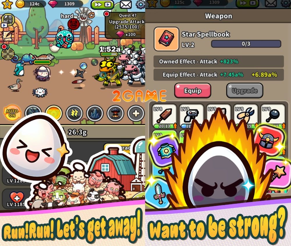 legend-of-egg-idle-rpg-1 Lối chơi đơn giản của tựa game Legend of Egg: Idle RPG