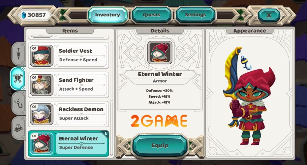 Đủ loại trang phục độc đáo trong game Legend of the Skyfish 2