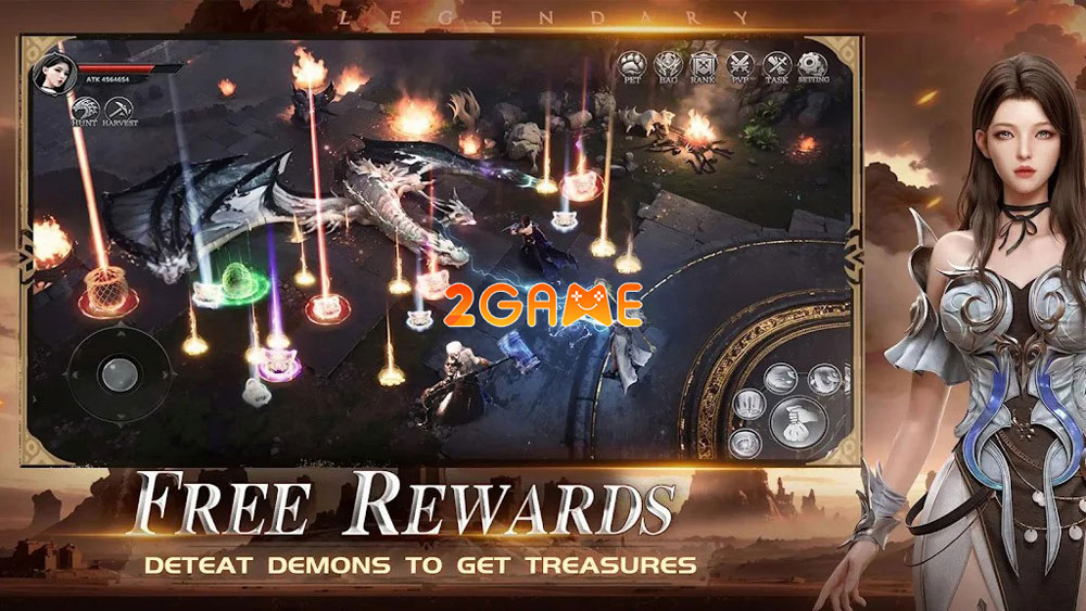legendary-4 game trung cổ mobile 2024