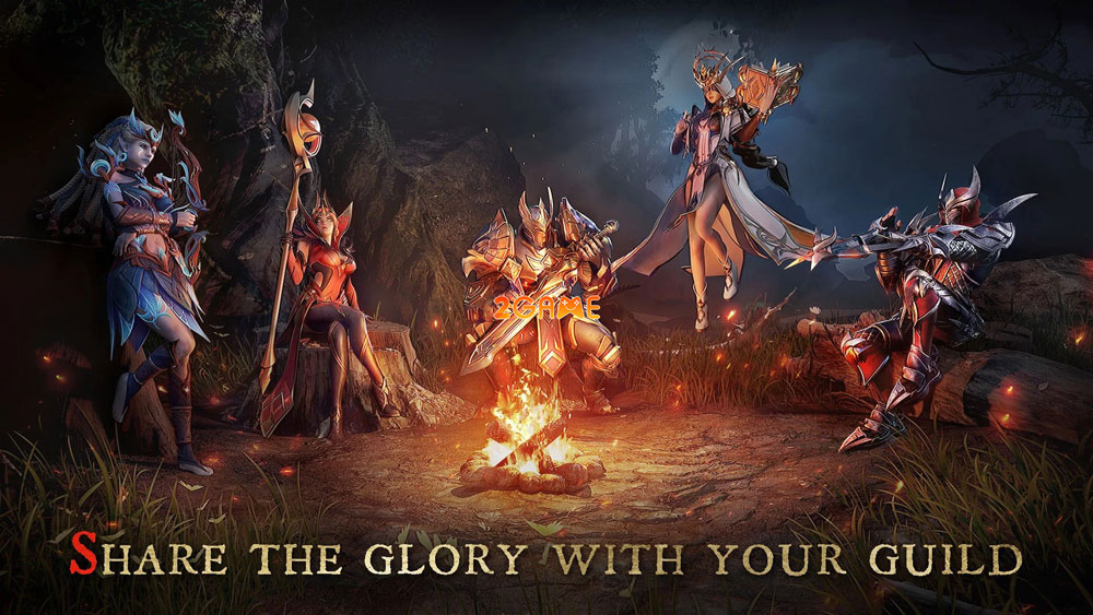 Dàn nhân vật trong game Legends of Avalon