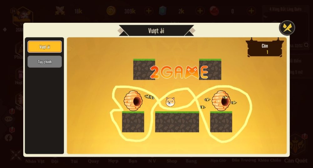 Mini game Bảo Vệ Chú Chó trong Liên Minh Stickman