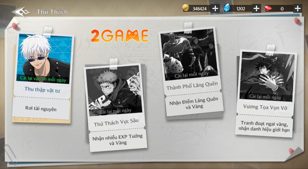 Các tính năng và hoạt động quen thuộc trong game Lời Nguyền Quỷ Dữ