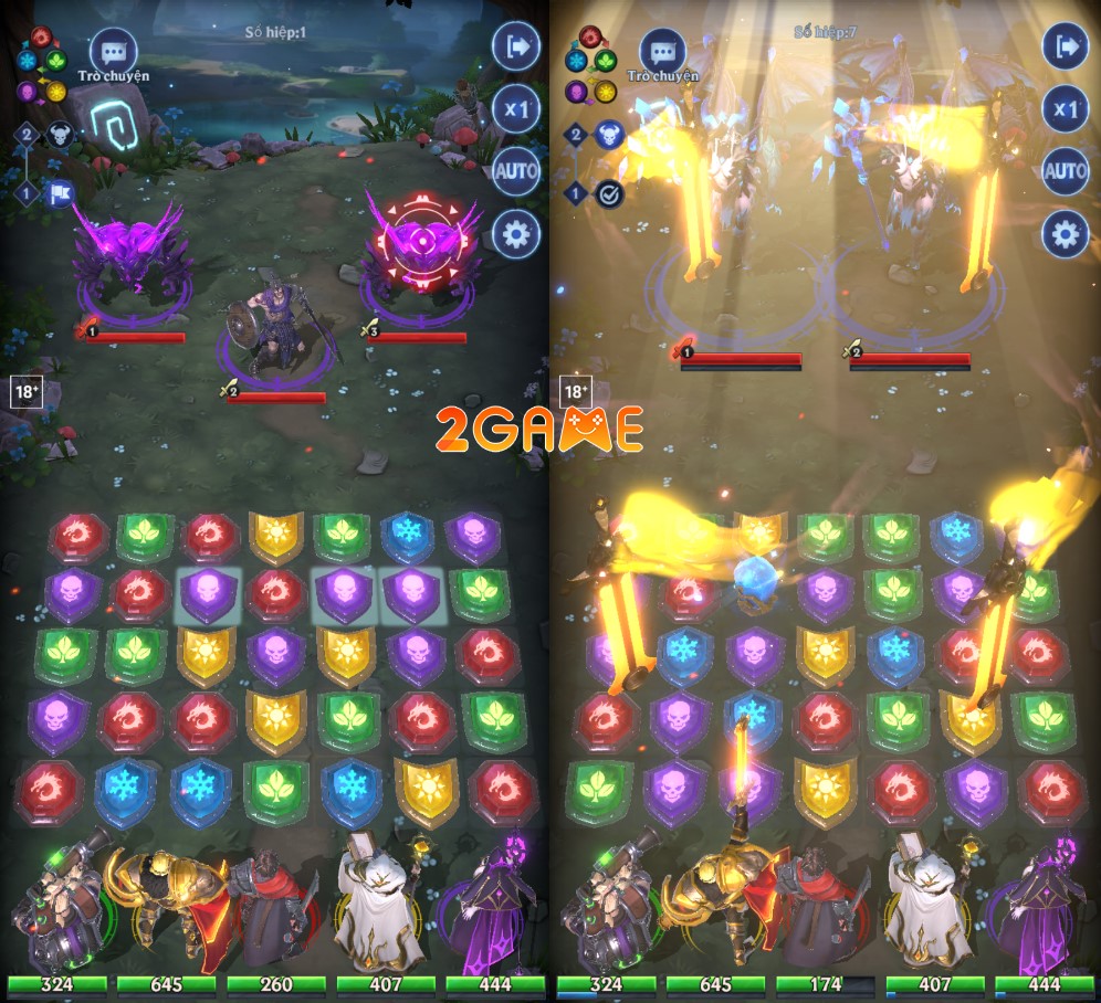 long-ngu-suong-thanh-3 Long Ngữ Sương Thành Lối chơi match-3 ấn tượng