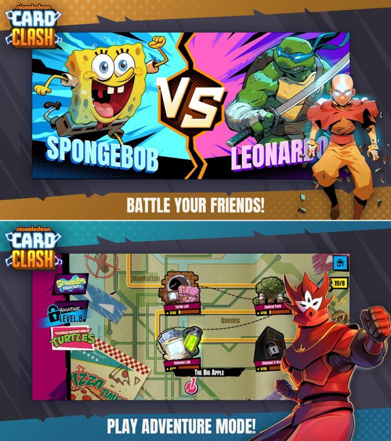 lwsgadb Nickelodeon Card Clash - Trò chơi thẻ bài chiến thuật với hình ảnh và hoạt họa ấn tượng đã chính thức mở cửa lwsgadb