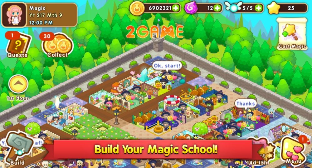 magic-school-story-1 Magic School Story – Quản lý trường học phép thuật siêu đáng yêu magic school story 1