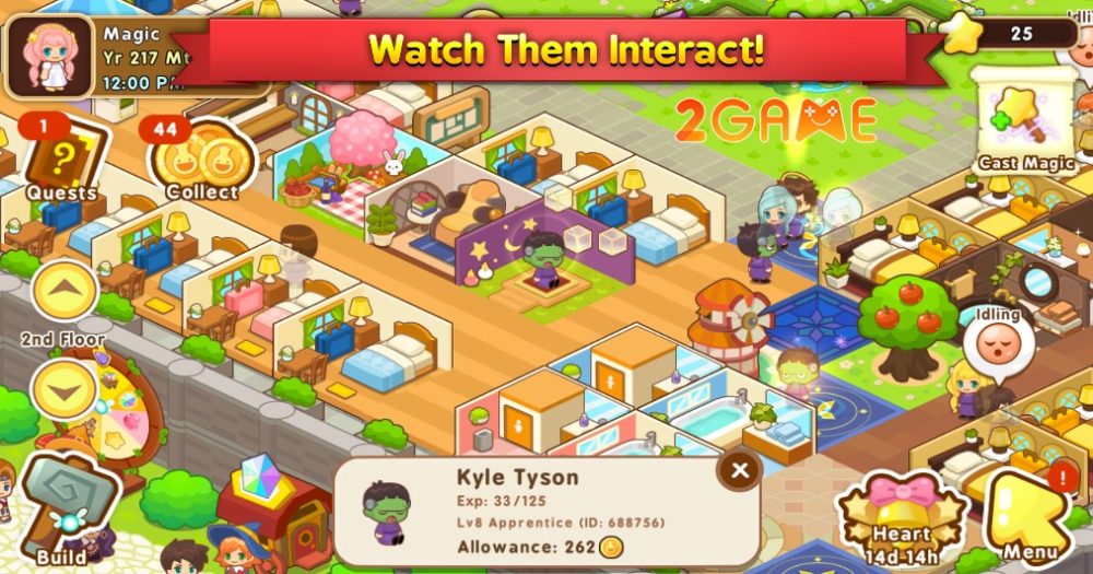 magic-school-story-2 Nuôi dạy các học viên trở thành những pháp sư tài ba trong game Magic School Story