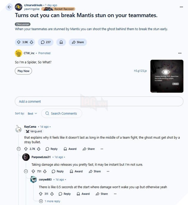 Marvel Rivals: Meo Sieu Huu Dung De Doi Pho Voi Ky Nang Choang Cua Mantis 3 Marvel Rivals: Mẹo Siêu Hữu Dụng Để Đối Phó Với Kỹ Năng Choáng Của Mantis 3