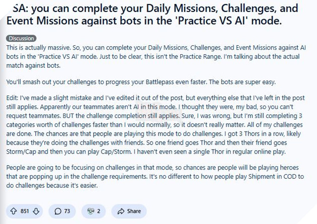 Game Thu Phat Hien Meo Cay Thu Thach Trong Marvel Rivals Cuc Ky Don Gian 2 Game Thủ Phát Hiện Mẹo Cày Thử Thách Trong Marvel Rivals Cực Kỳ Đơn Giản 2